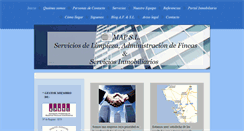 Desktop Screenshot of administraciondefincasmap.com